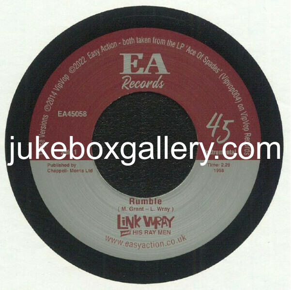 Volledige collectie :: Vinyl 45 Toeren :: Link Wray - Rumble - Raw-Hide
